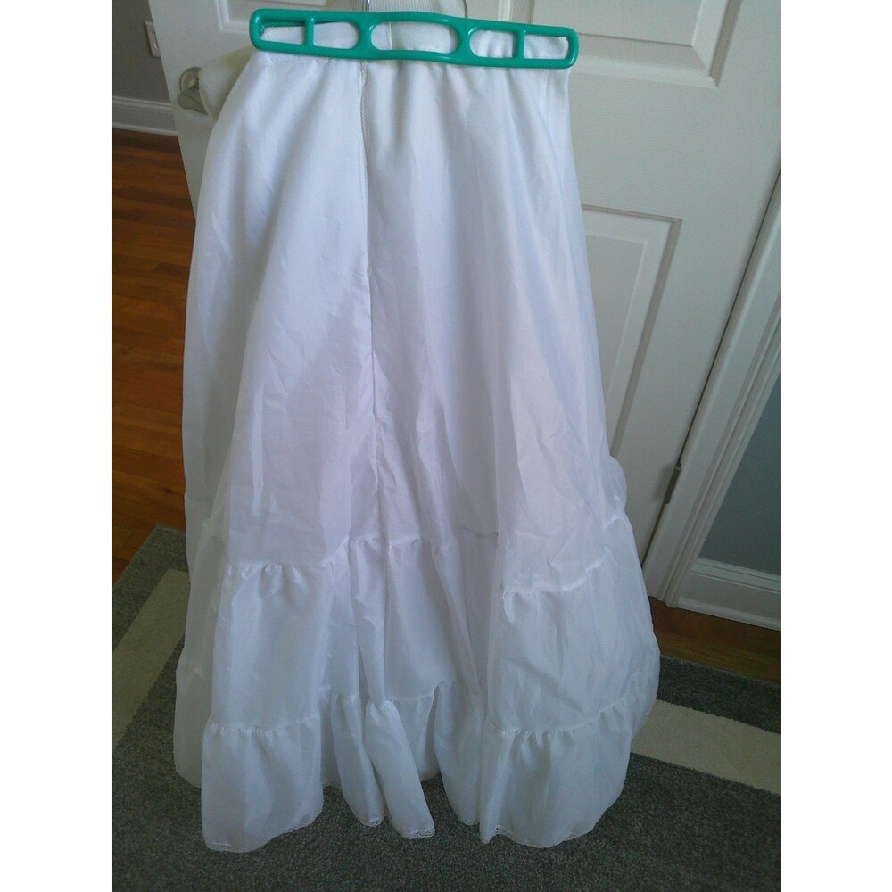 Vintage Sweetheart Slips   Nylon Crinoline Petticoat Wedding SMALL Waist 24-26" - Picture 4 of 6